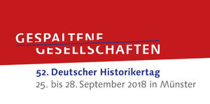 Titel des 52. Deutschen Historikertags in Münster